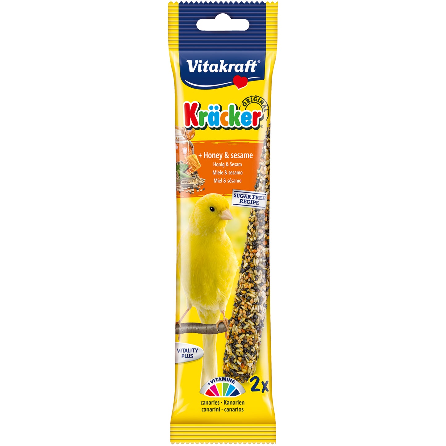 Vitakraft Kracker Honey and sesame Sticks for Canaries