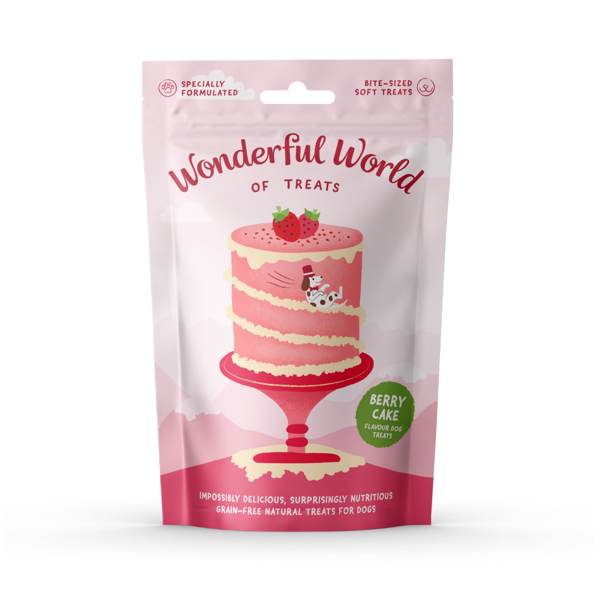 Wonderful world of treats - Berry cake flavoured treats