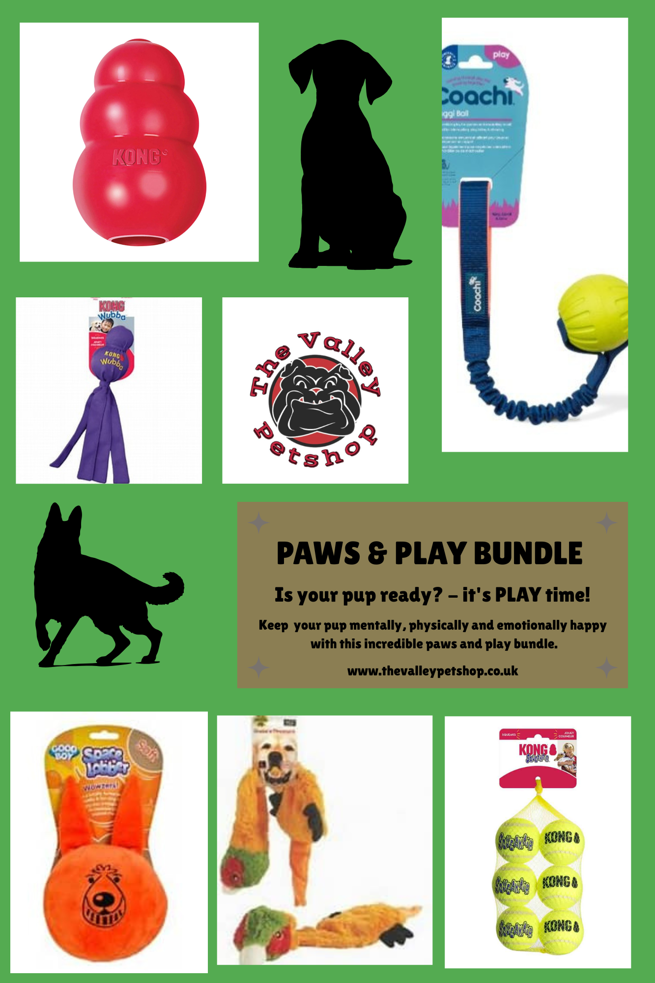 Paws & Play - Dog Toy Fun Box!