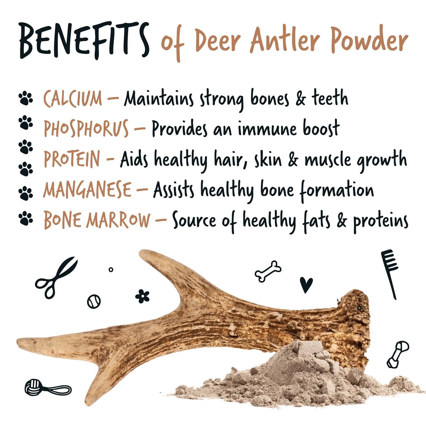 Bugalugs Deer Antler Powder