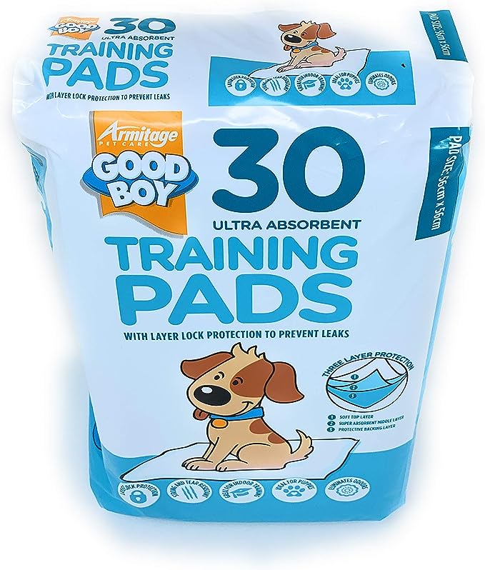 Ultra Absorbent Puppy Training Pads - (30 Pack)