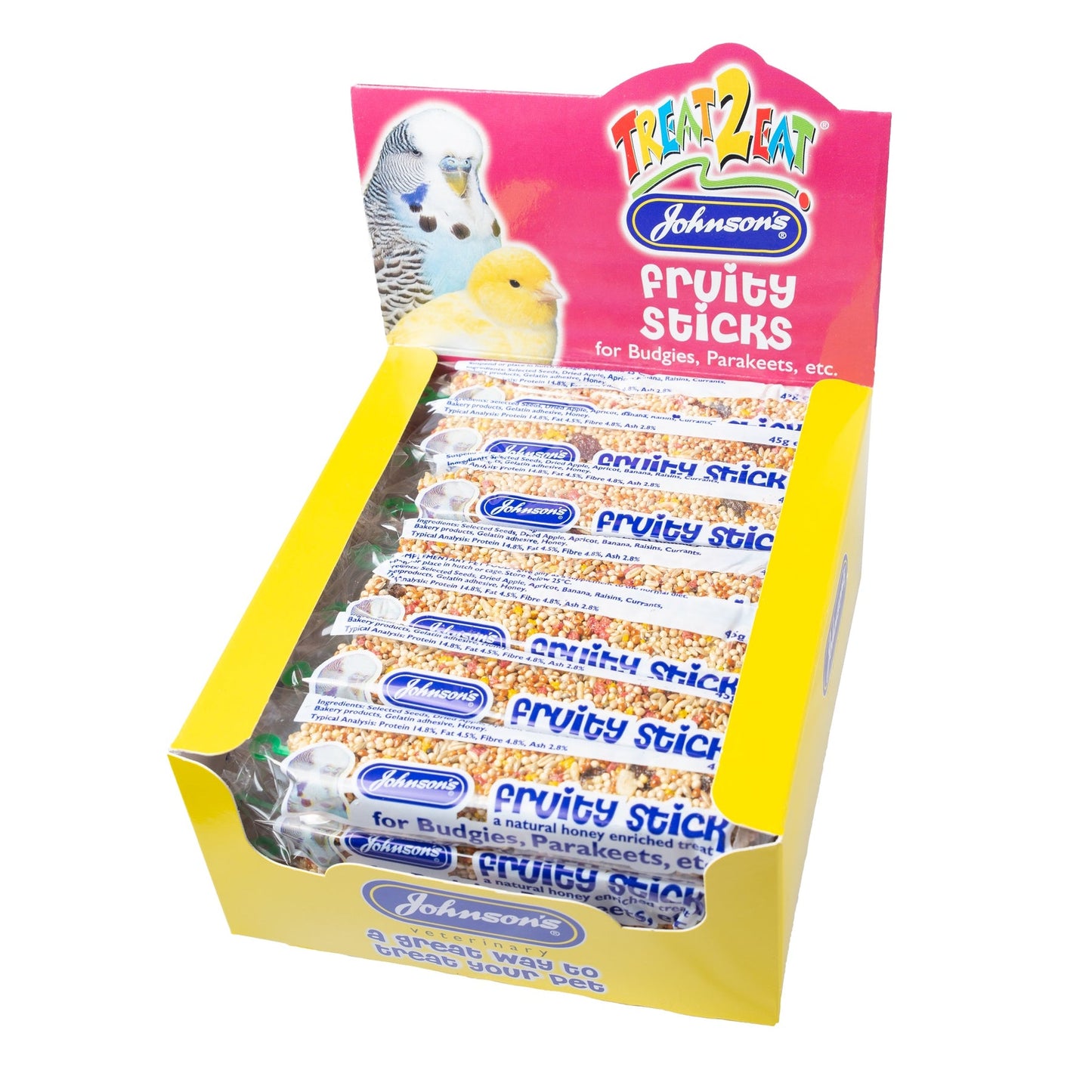 Johnson's Fruity Sticks for Budgies, Parakeets.