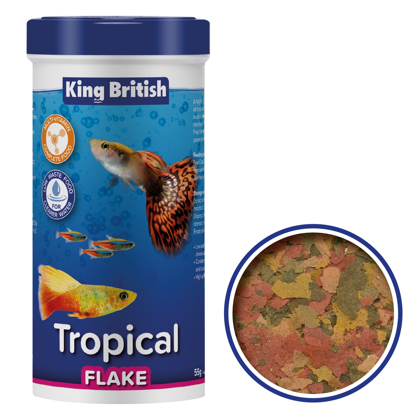 King British Tropical Fish Food 55g