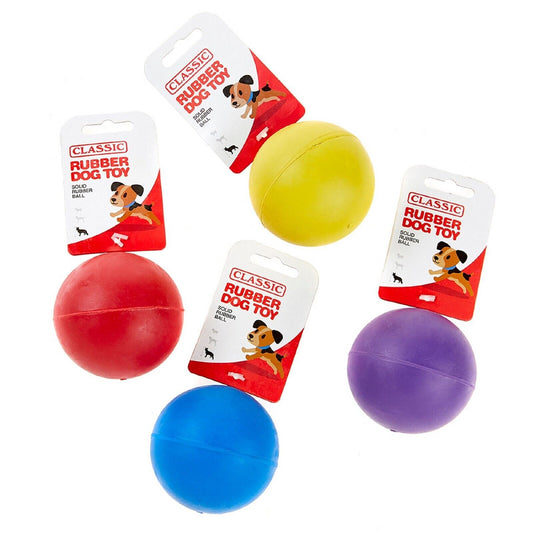 Classic hard rubber balls large