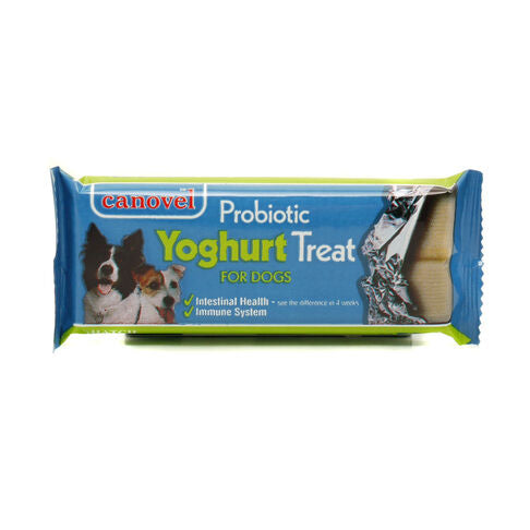 Canovel Probiotic yogurt treat.