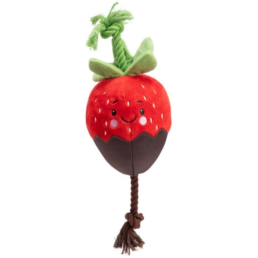 House of Paws Chocolate Dipped Strawberry Plush