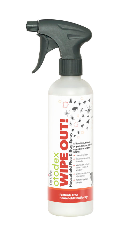 Otodex wipe out flea and bug spray 500ml