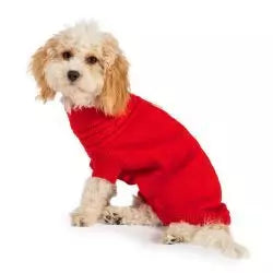 muddy paws cable knit jumper