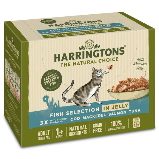 Harringtons cat food 12x85g sachets