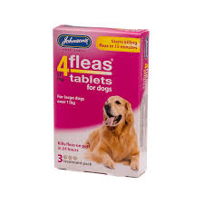 Johnson's 4Fleas Tablets for Dogs Over 11KG