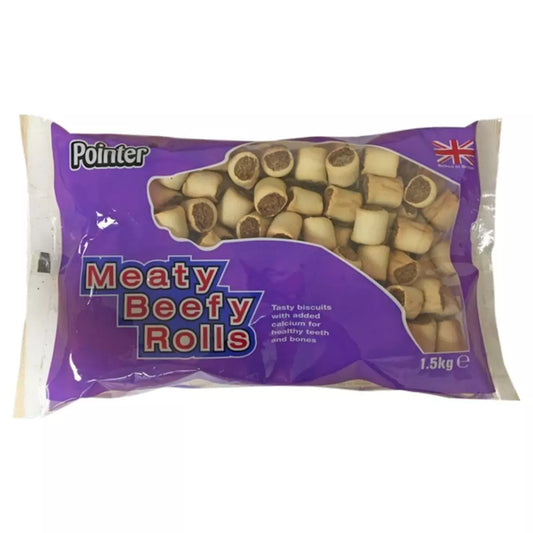 Pointer Meaty Beefy Rolls 1.25kg
