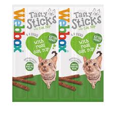 Webbox tasty Sticks with catnip.