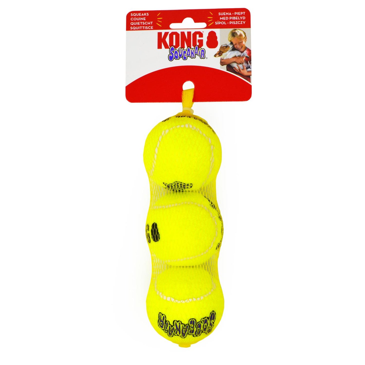 Kong squeakair tennis balls